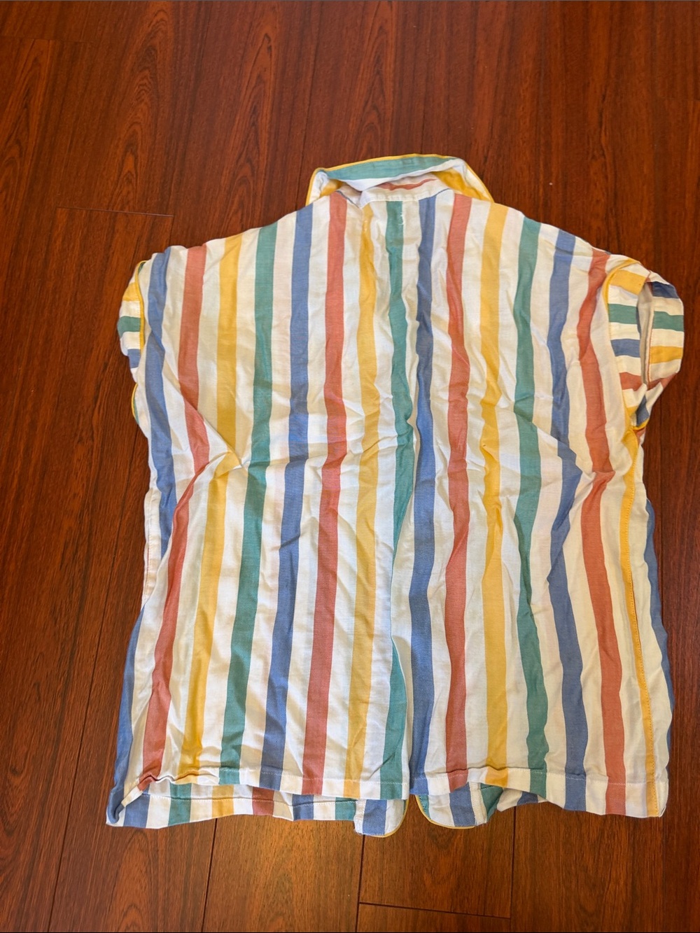 Madewell Striped Cotton Pajama Set in Multicolor Pastels - Picture 11 of 11